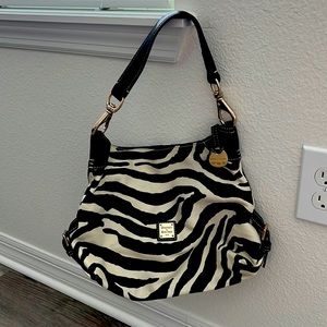Dooney & Bourke Zebra Print handbag.